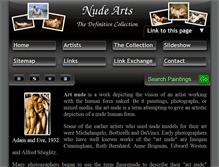 Tablet Screenshot of nudearts.org